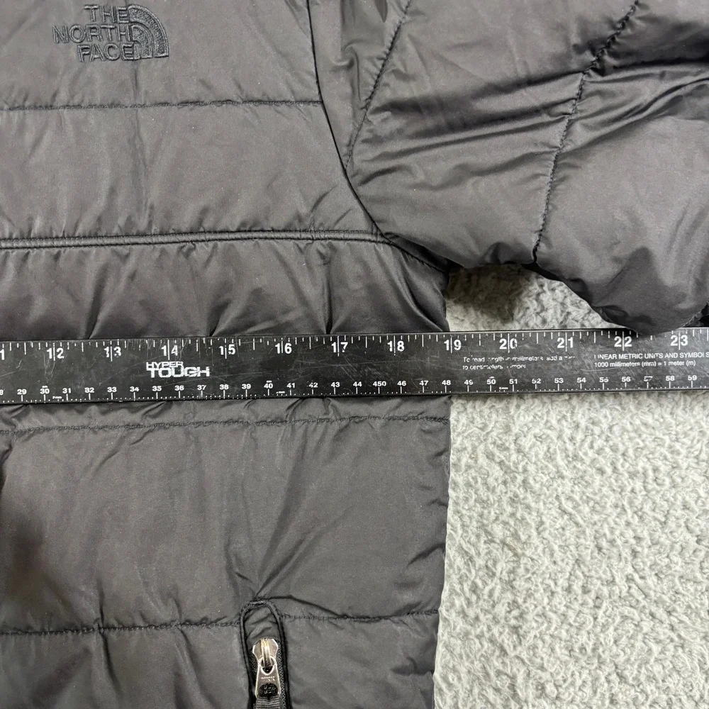 The North Face Boys Black Reversible Perrito Jacket L 14/16 Fleece‎ Puffer Coat
